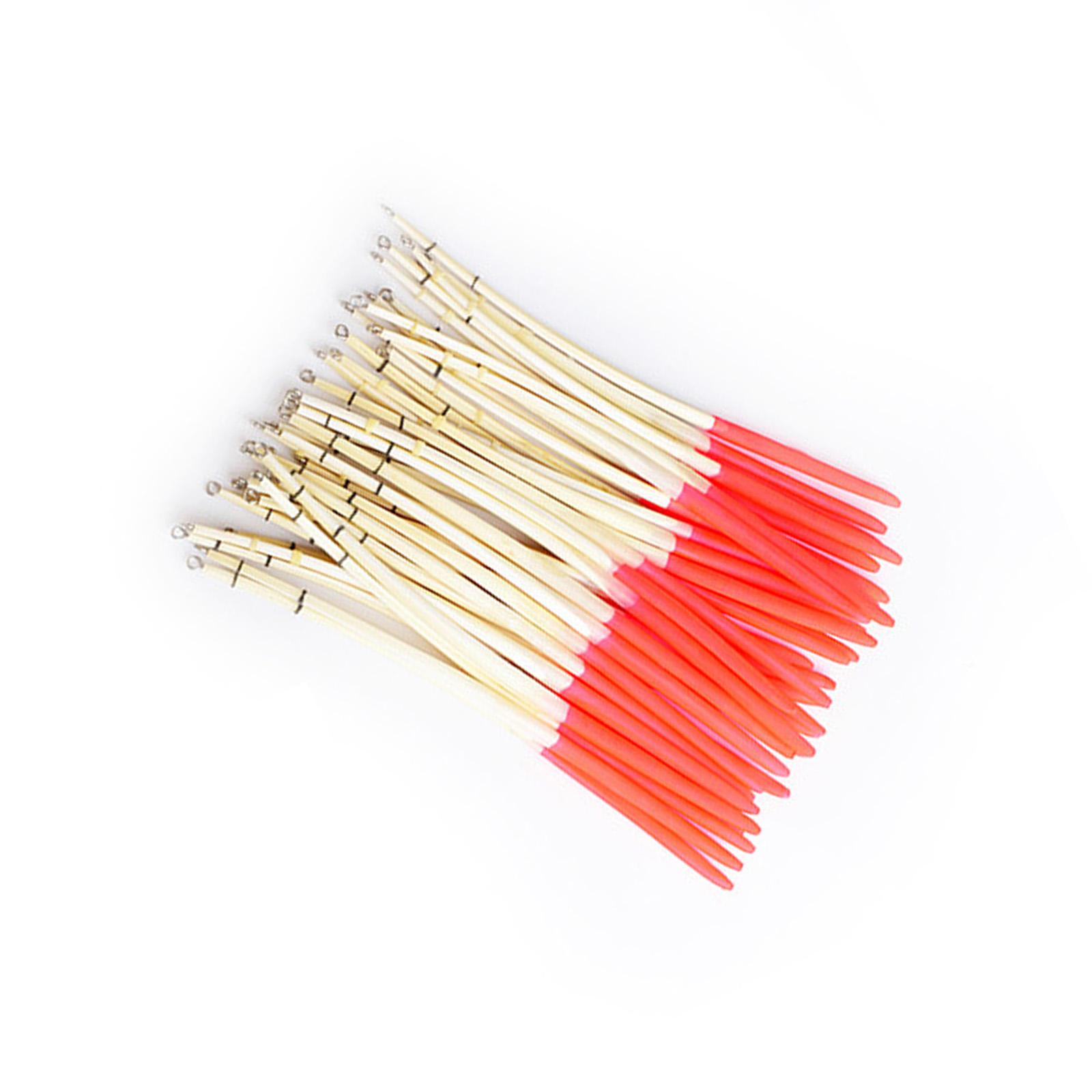 

Durability Goose Feather Ice Fishing Floats Long Bobbers Enhances Stability Waterproofed for Small Fish Angling красный