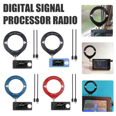0.5-108 MHz Portable Mini Radio with 1.9-inch IPS Screen LSB/USB/AM/FM Pocket Mini Radio All Band Radio Receiver with Antenna