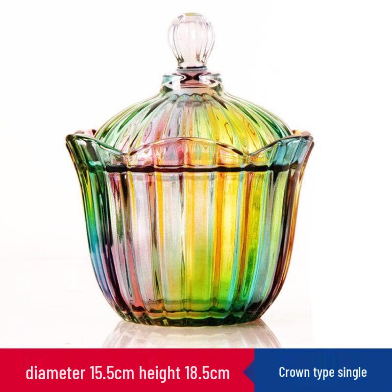 Flevence Nordic Diamond Glass Storage Jar