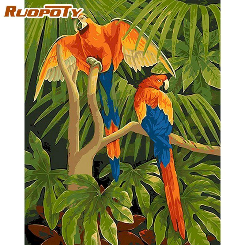 

Ruopoty DIY картина по номерам абстрактные масляные краски наборы DIY уникальный подарок ручная роспись настенные художественные раскраски картинки 40x50 см