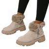 New Snow Boots Fleece Women's Shoes Warm Boots Cotton Shoes Plus-size Women's Boots