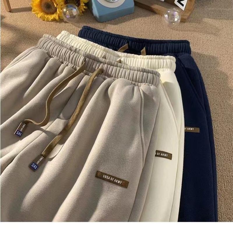 Pantaloni della tuta da donna autunno inverno pantaloni caldi pantaloni casual pantaloni larghi lunghezza agnello pantaloni sportivi caldi