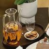 Transparent High Borosilicate Glass Teapot with Handle