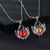 Halloween Necklace Clavicle Chain Jewelry Accessories Demon Eye Pendant Necklace Men's Neck Chains