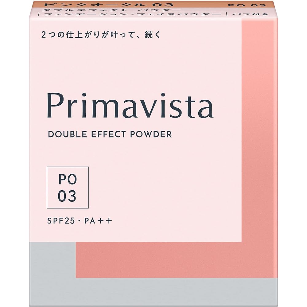 Primavista Double Effect Powder Pink Ocher 03 SPF 25 PA++ Foundation 1 Piece 10g