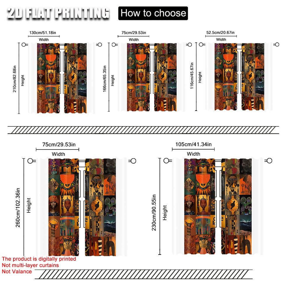 2pc, Curtains Black Women 2 Polyester,Without Electricity summer party decorations Applies to Holiday Family Party Decorations
