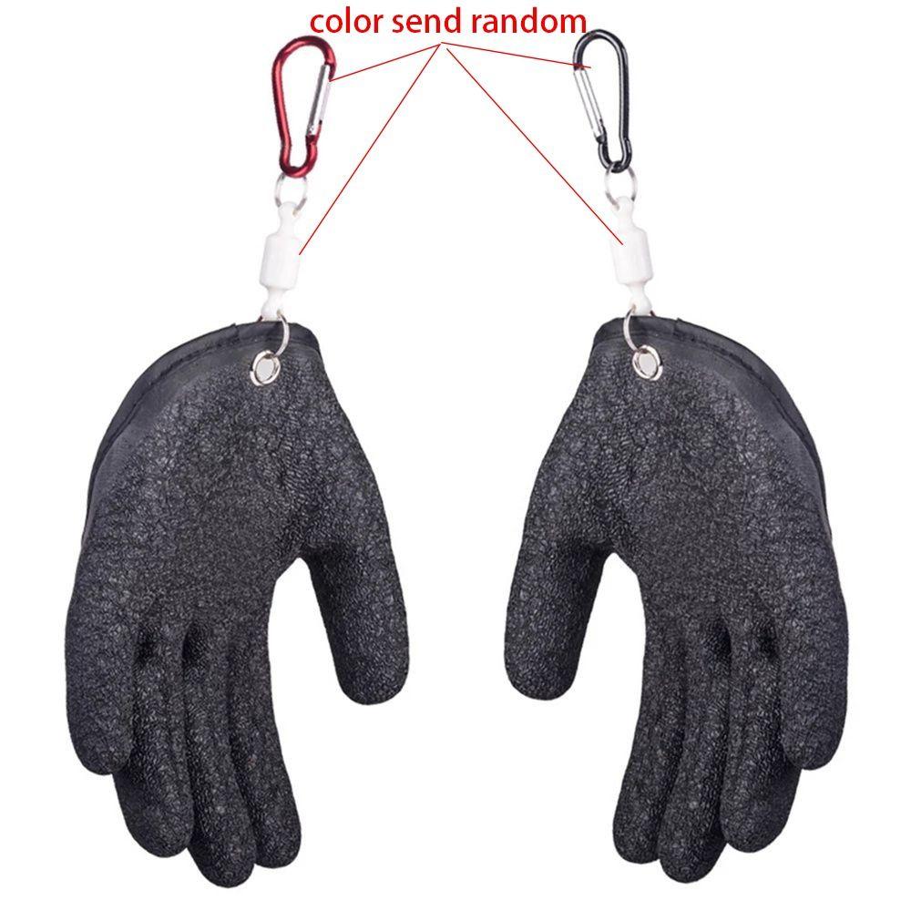 Fish Equipment Anti-Slip Fishing Gloves Full Finger Gloves for Left/Right Hand Fisherman Catching