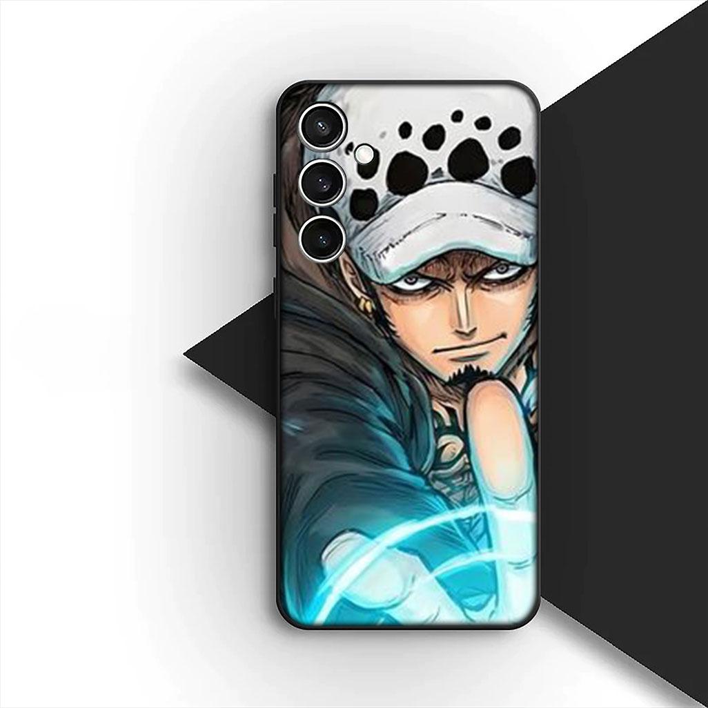 

Cover for Apple iPhone 17 16 14 15 Plus Pro Max 16E ProMax + 15Plus 15+ 16+ Phone Case Trafalgar D Water Law One Luffy Pieces iPhone 15 Pro Max