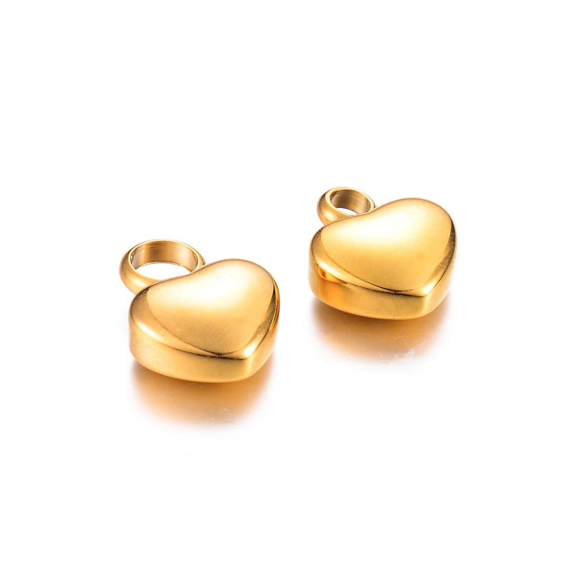 

Європейський та американський кулон-серце з нержавіючої сталі для пам яті - З можливістю гравіювання, контейнер для попелу Small Hoop (3mm Hole)