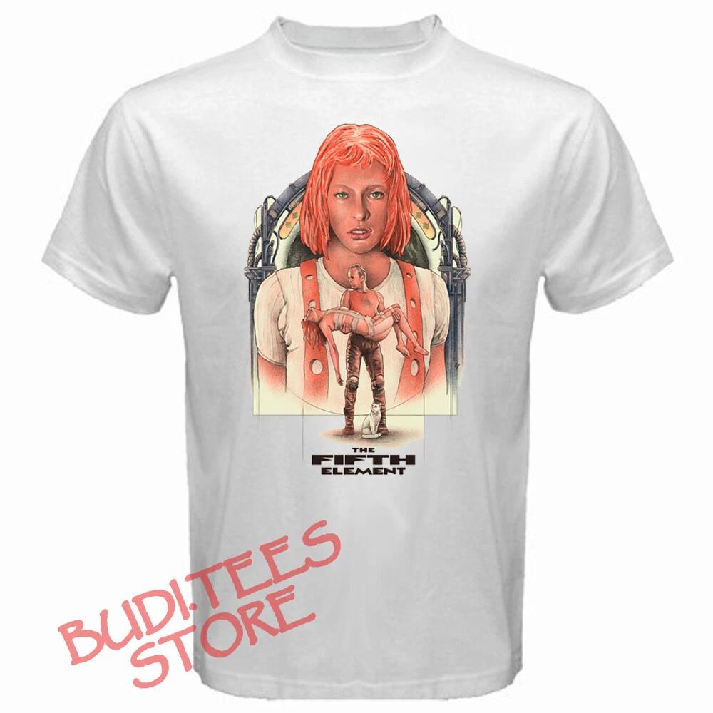The Fifth Element Movie Men s White Size S-5XL XL