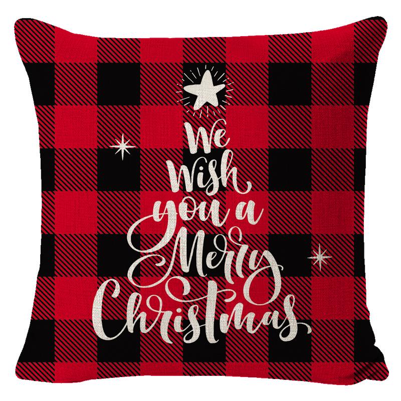 Pillowcase Christmas Pillowcase Light Luxury Pillowcase Ins Style Car Neck Cushion Office Lumbar Support