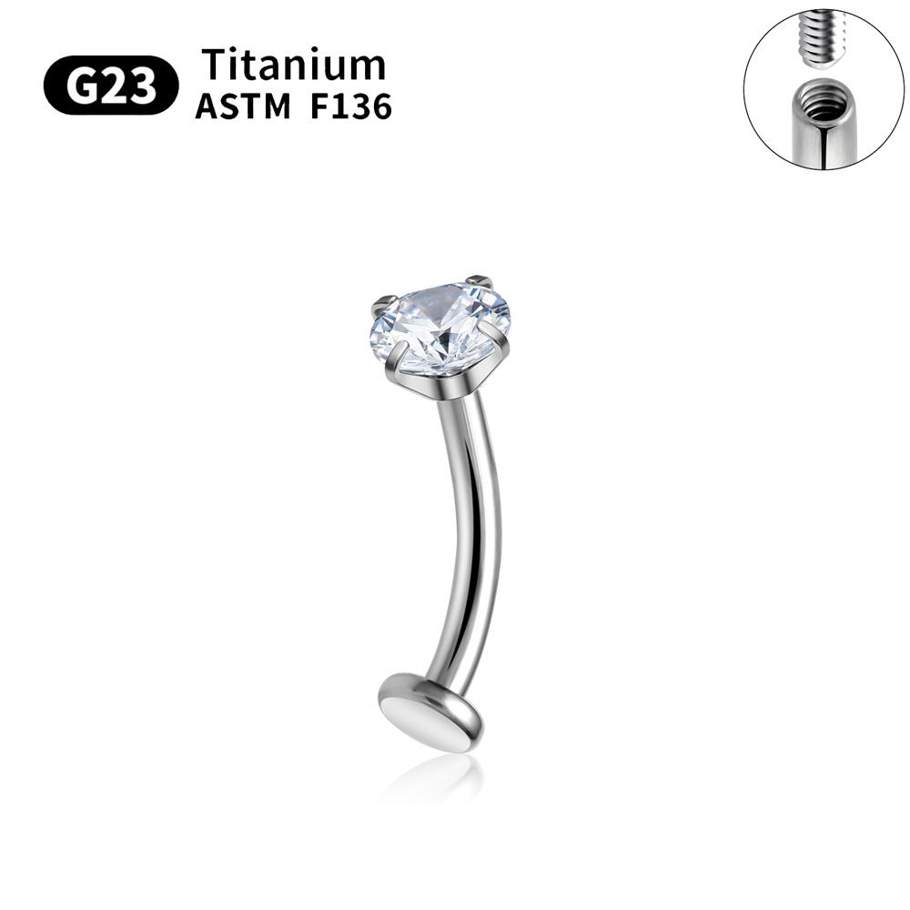 ASTM F136 Titanium 14G Belly Button Rings piercing set Nose Stud Labret Lip Stud Earring Eyebrow Body Jewelry For Women