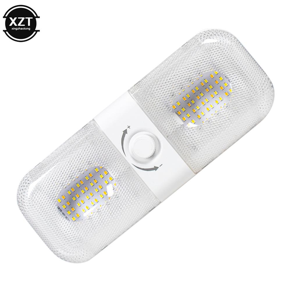 

Новый светодиодный плафон 12-24 В 1 шт., аксессуары для кемперов, внутреннее освещение, светодиодный светильник для чтения в автофургоне, внутреннее освещение грузовика, освещение багажника автомобиля прозрачный