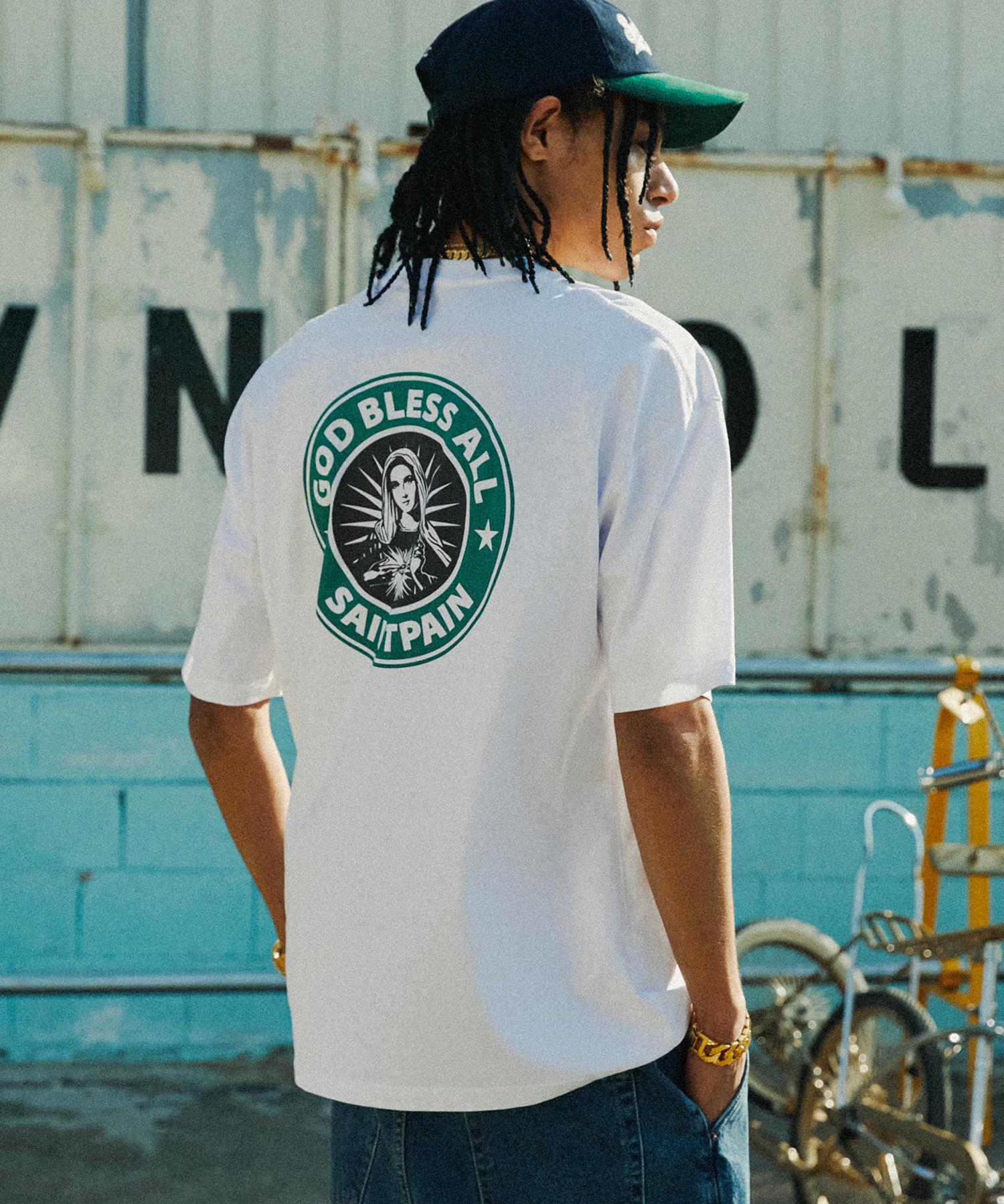 Saint Pain Sp Saint Bucks T-Shirt - White White/M