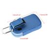MP3/MP4 Storage Bag Travel Carrying Case Music Player Pouch with Carabiner Anti-Drops and Dustproof Protective Cover