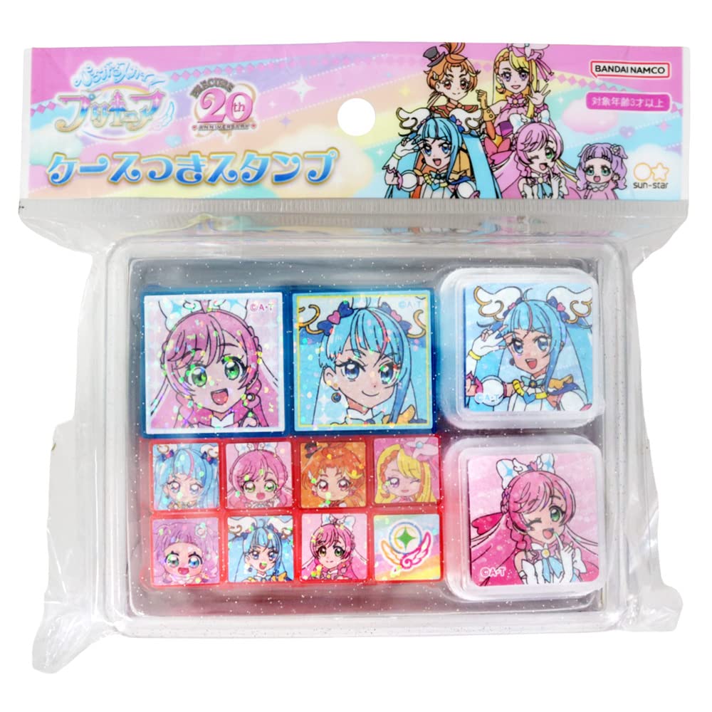 

Штамп канцелярский Sunstar с футляром, расширяющийся, Precure 3064340A Sky!