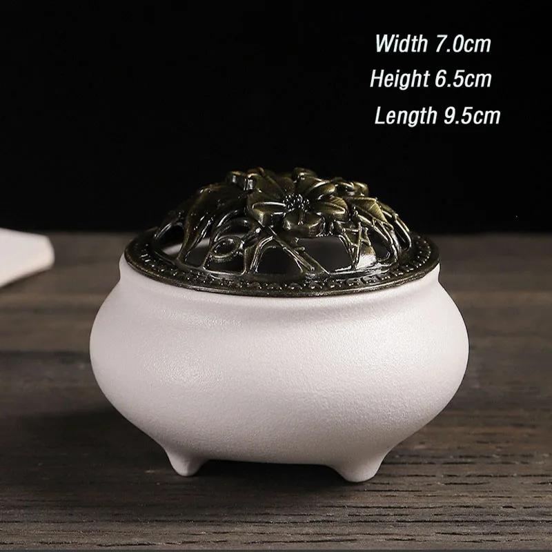 1pcs,Small Aromatherapy Stove,Ceramic Incense Burners,Creative Aroma Burners,Room Desktop Decoration