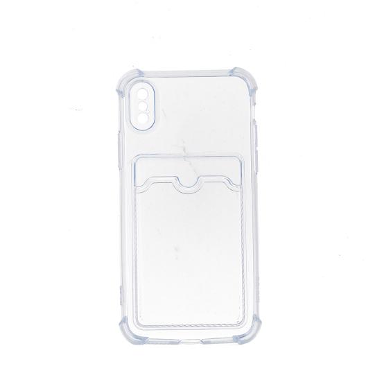 

Противоударный чехол для телефона с подъёмной крышкой Easy Edge TPU, защитная оболочка для iPhone 45638 Pro/12 for iPhone 7 прозрачный