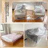 5pcs Transparent Stretchable Dust Covers for Furniture Sofa Couch Table Chair Protector, Home Dormitory Apartment Basement Attic