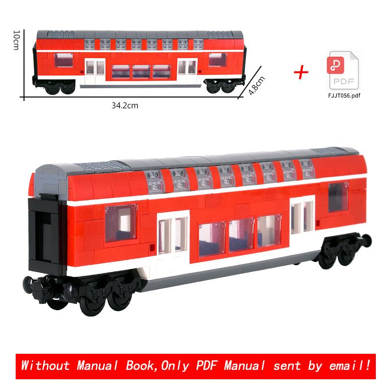 Moc City Creative Idea Train Base Wheel Carriage Building Blocks Bricks Assembled Diy Toys For Kids Christmas Gifts