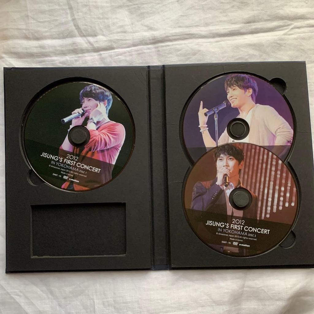 [USED] Ji Sung DVD & Photobook 2012 JISUNG'S First Concert