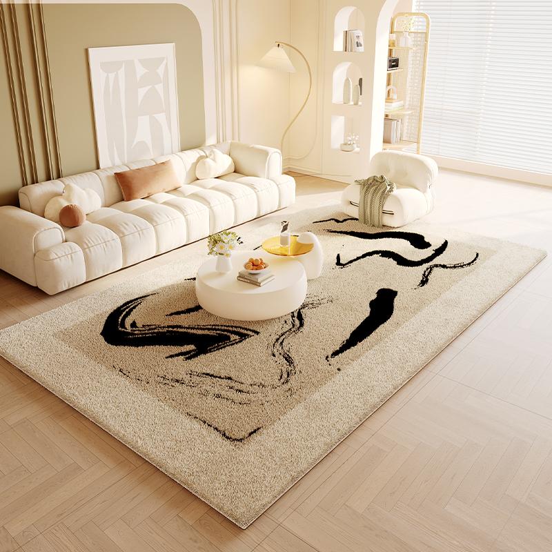 VIKAMA Cream Wind Carpet Living Room 2025 New Sofa Coffee Table Blanket Household Winter Thickened Anti-Slip And Dirt Floor Mat