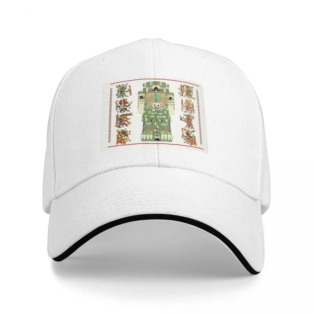Coatlicue - Aztec Mother Goddess Codex Borgia Style JP Baseball Cap Fashion Beach Golf Women Men's