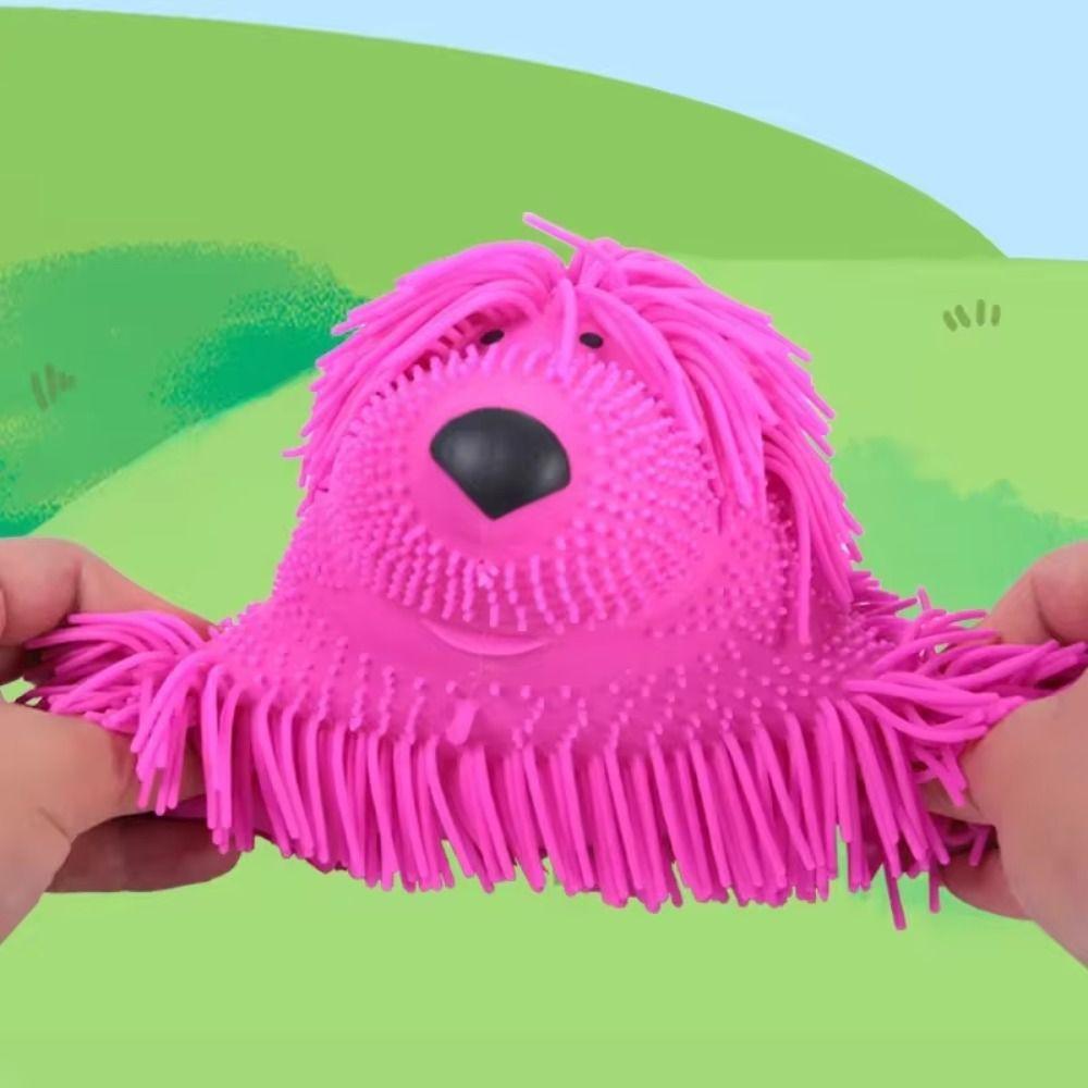 Big Size Cute Animal Squeezing Toy Long Haired 3D Sensory Toy Cute Vent Squeezing Toys Kids Gift
