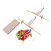 Fencing Puppets Fun Exciting Interactive Handmade Wooden 2 Player Balloon Man Battle for Toys