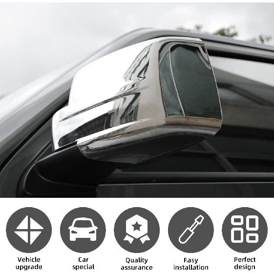 Chrome Side Mirror Covers Shell Trim Decoration for 2011-2016 Jeep Patriot
