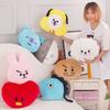 30CM Kawaii Plush Doll Cartoon Face Shaped Pillow Anime Cute Peripherals Soft Stuffed Doll Birthday Gift