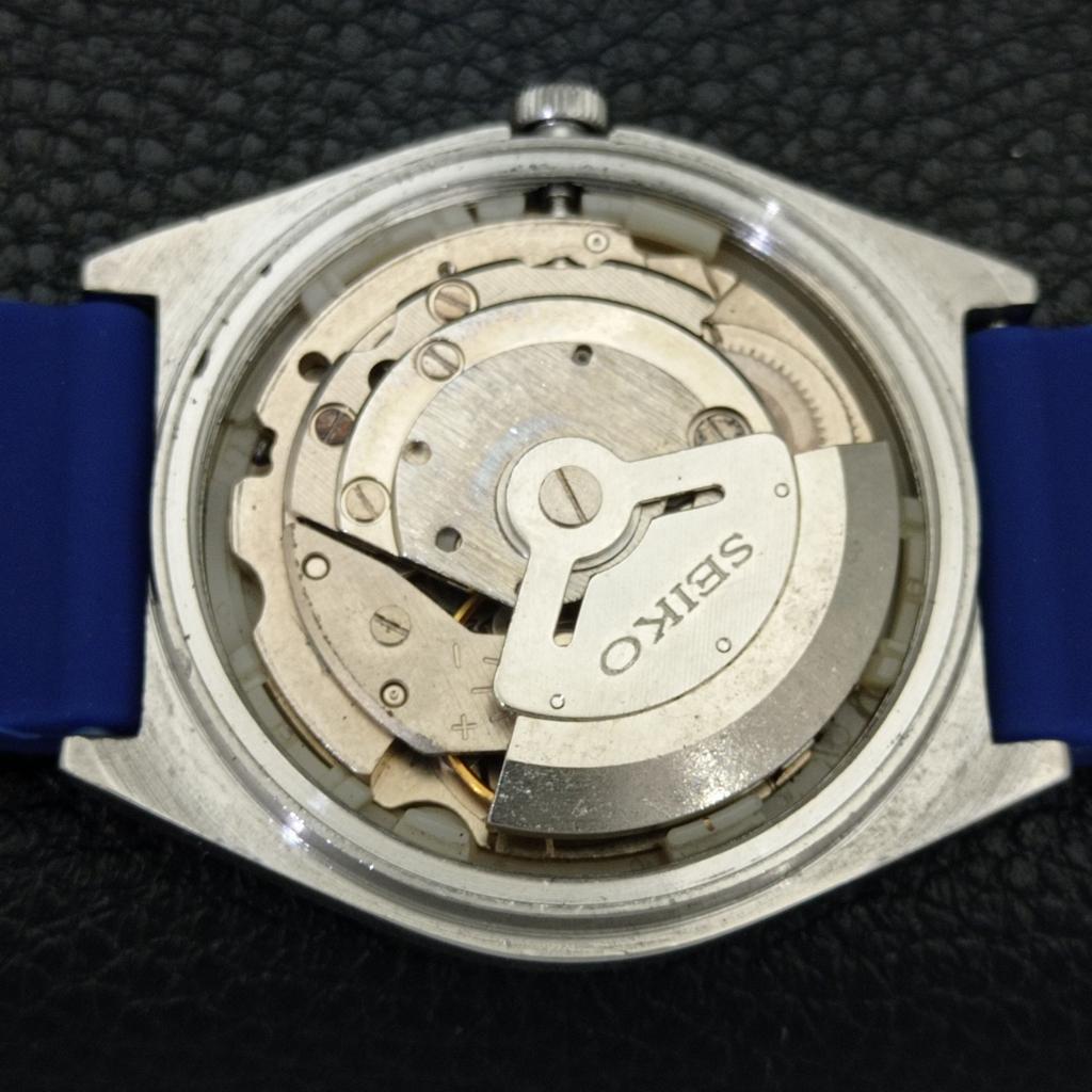 JAPAN VINTAGE SEIKO 5 AUTOMATIC MENS BLUE COLOR DIAL WATCH A701547-5 R206b-a701547