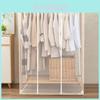 Large Transparent Peva Garment Dust Cover Heavy Duty Waterproof Storage Protector For Clothes In Modern Style