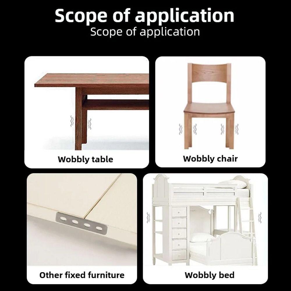 1Pcs Durable Straight Brace Angle Bracket Stainless Steel Mending Corner Bracket Flat Fastener Connection Plate