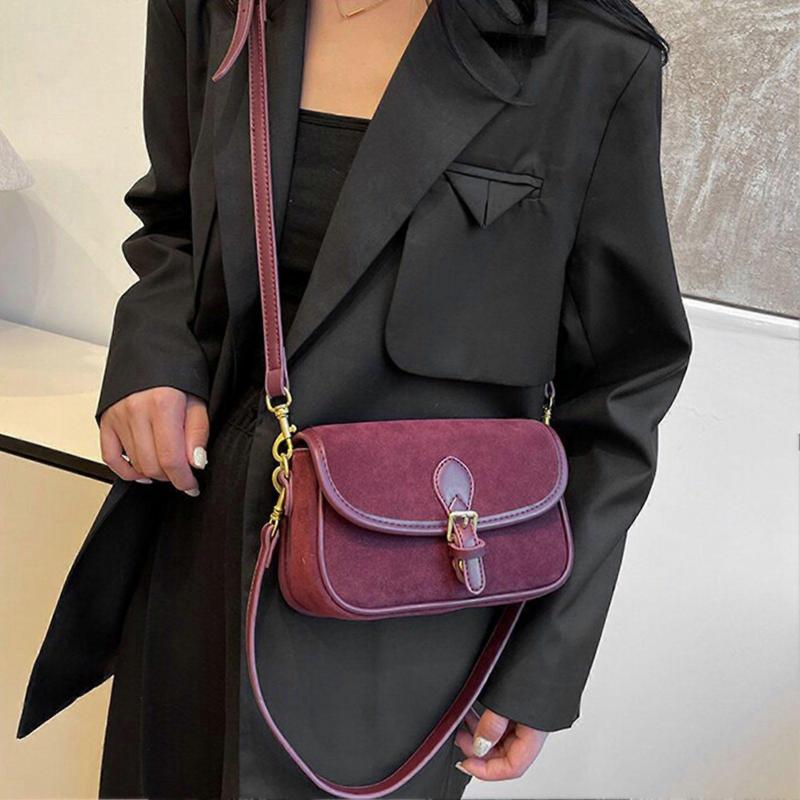 Women Small Shoulder Bag Crossbody Purse with Adjustable Strap Large Capacity Fashionable Handbag Satchel Purse