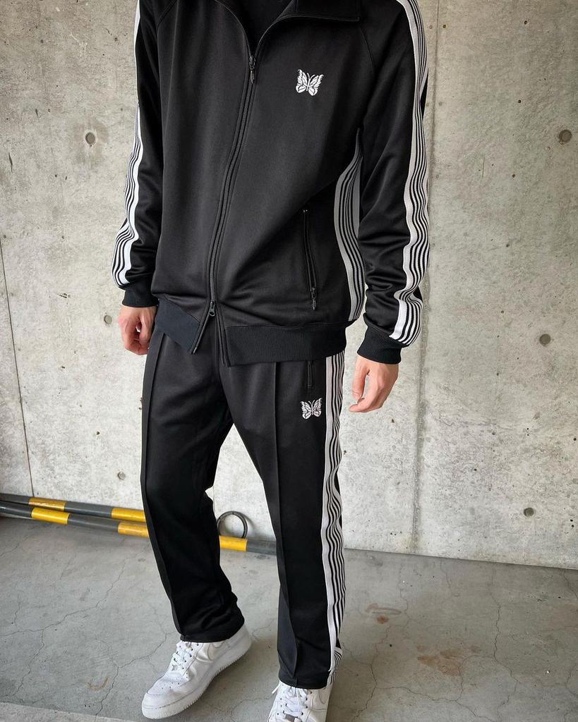 NEEDLES TRACK Unisex Kelebek Nakışlı Günlük Ceket - Trend Japon Markası, Her Şeyle Uyumlu Sonbahar Tasarımı