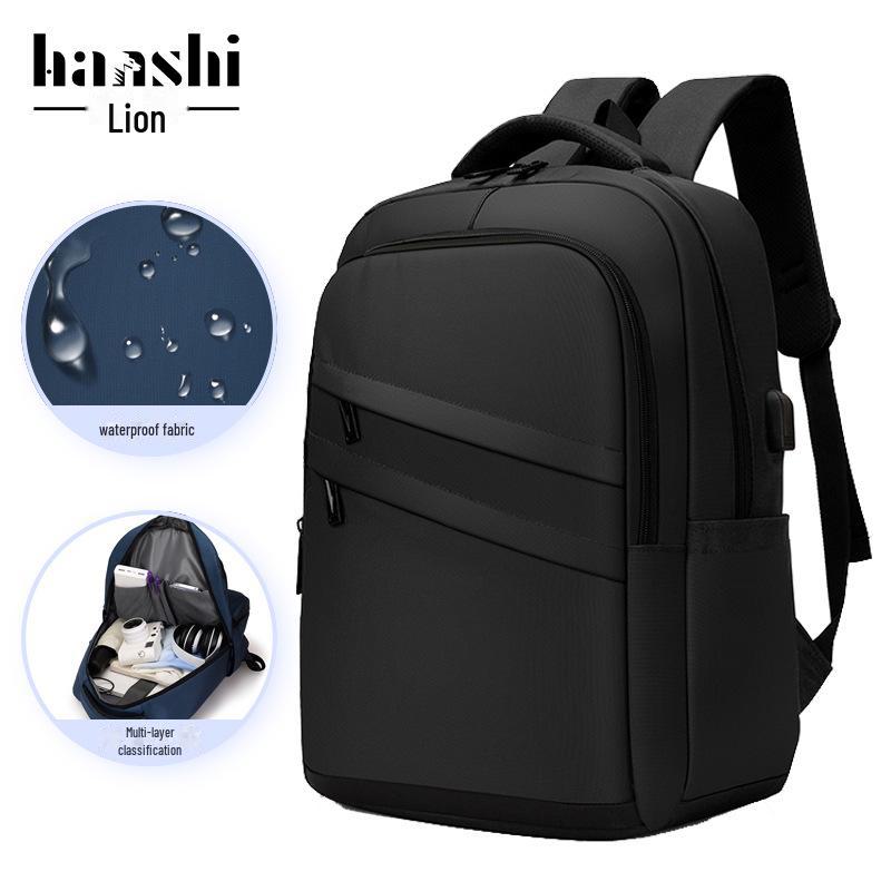 High-End Fashion Backpack: Versatile and Waterproof for Business, Travel, School, and Commuting