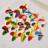 Anniyo 3CM Hip-hop Africa Map Pendant Necklace Jewelry Eritrea,Gambia,Guinea,Congo,Tunisia,Benin,Libay,Namibia,Chad,Botswana