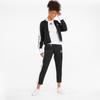 Puma Legendäre T7 Crop Jacke mit gesticktem Logo Colorblock Retro Sport Strickjacke Damen Jacke Schwarz 532943-01