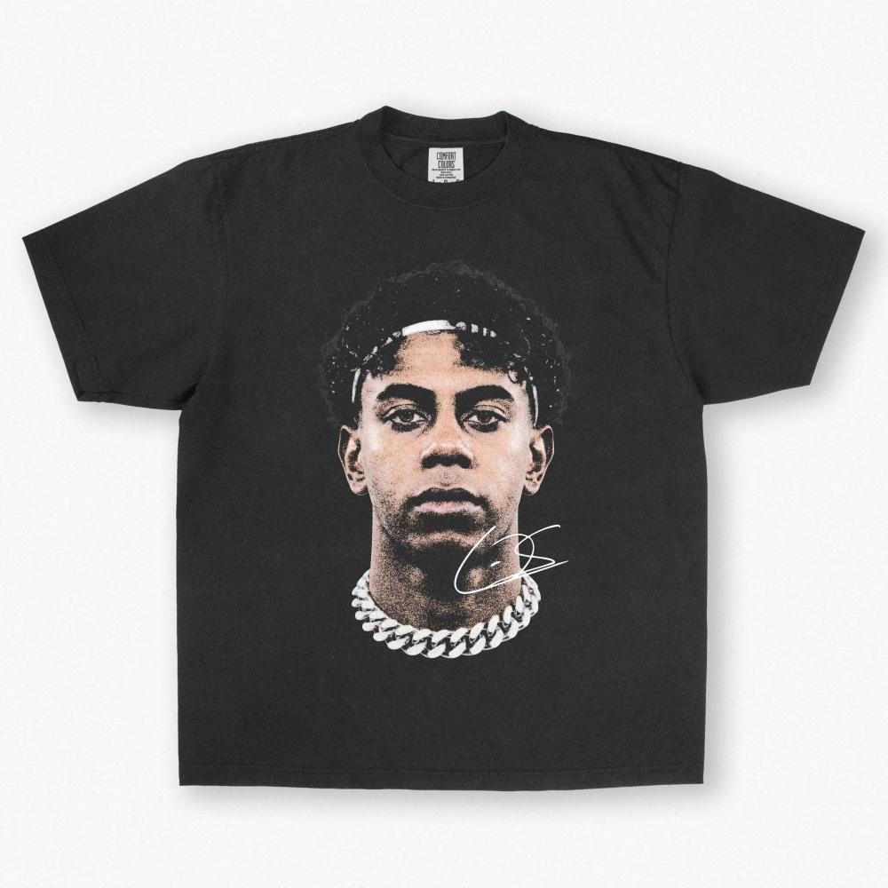 Графическая футболка Ламина Ямаля – Футбольная футболка Streetwear с автографом – Премиум хлопковая унисекс футболка 4XL