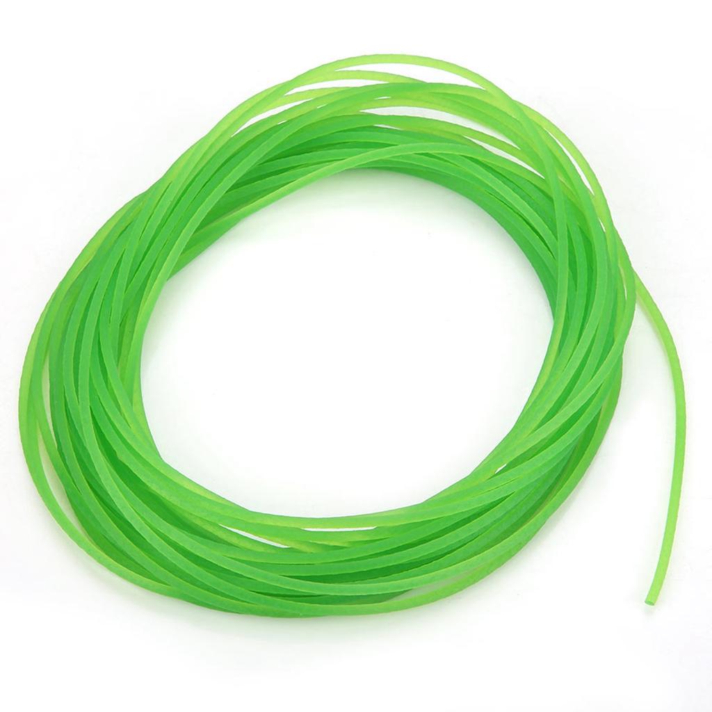 Green Rough Surface PU Polyurethane Round Belt for Drive Transmission(12mm*3m)