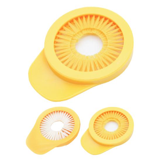 Efficient Fruit Brush Multipurpose Plastic Corn Yam Radish Wash Brush for Home