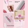 Pet Hair Removal Tool Fleas Comb for Dogs Cats Lice Cats Brush with Release Button Selfs Cleaning with Long Short Teeth