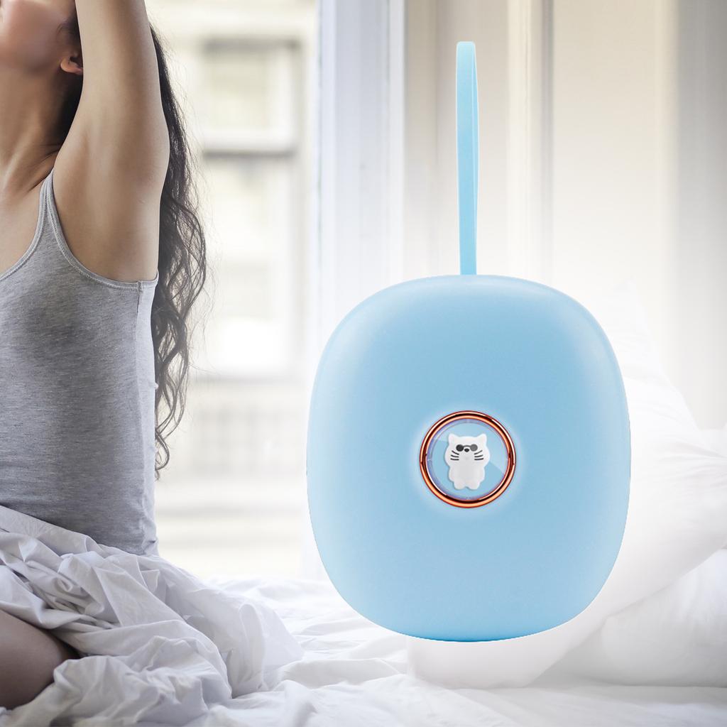 Vibrating Alarm Clock under Pillow Adjustable 3 Levels of Vibration Bed Shaker under Pillow Portable for Deaf Hearing Impaired