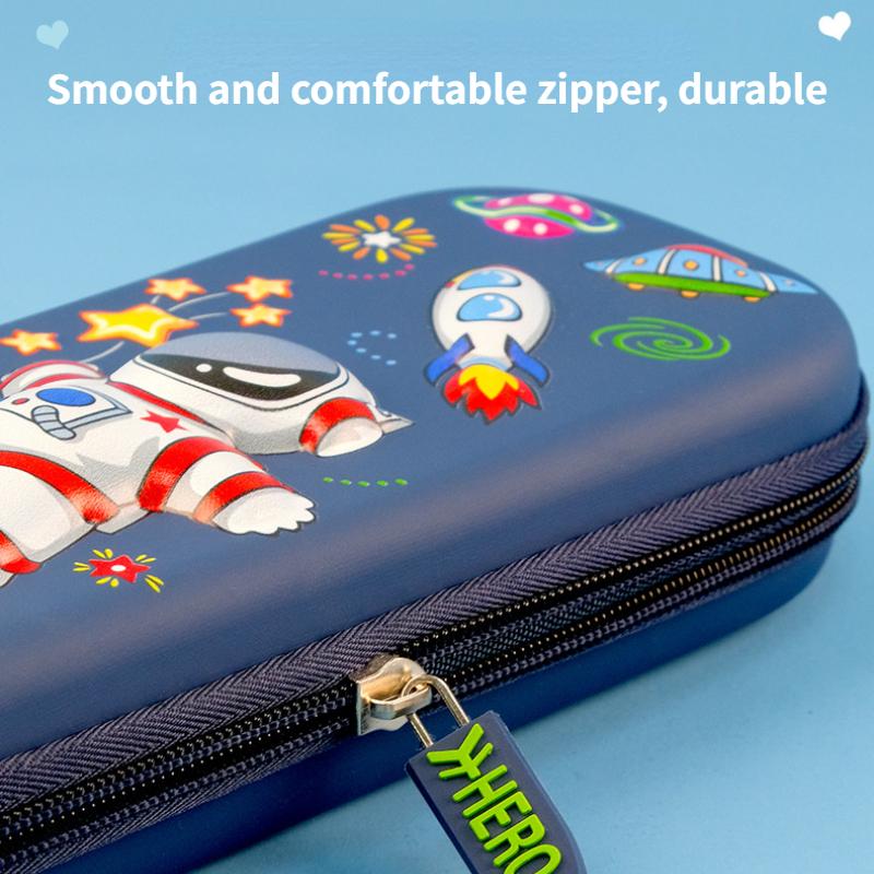 3D Stationery Box with Large Capacity and Multifunctional Primary and Secondary School Male and Female Students' Stationery Bags