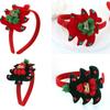 Christmas Decoration Plush Christmas Tree Headband Festival Celebration Headdress Christmas Hairhoop Party Accessories