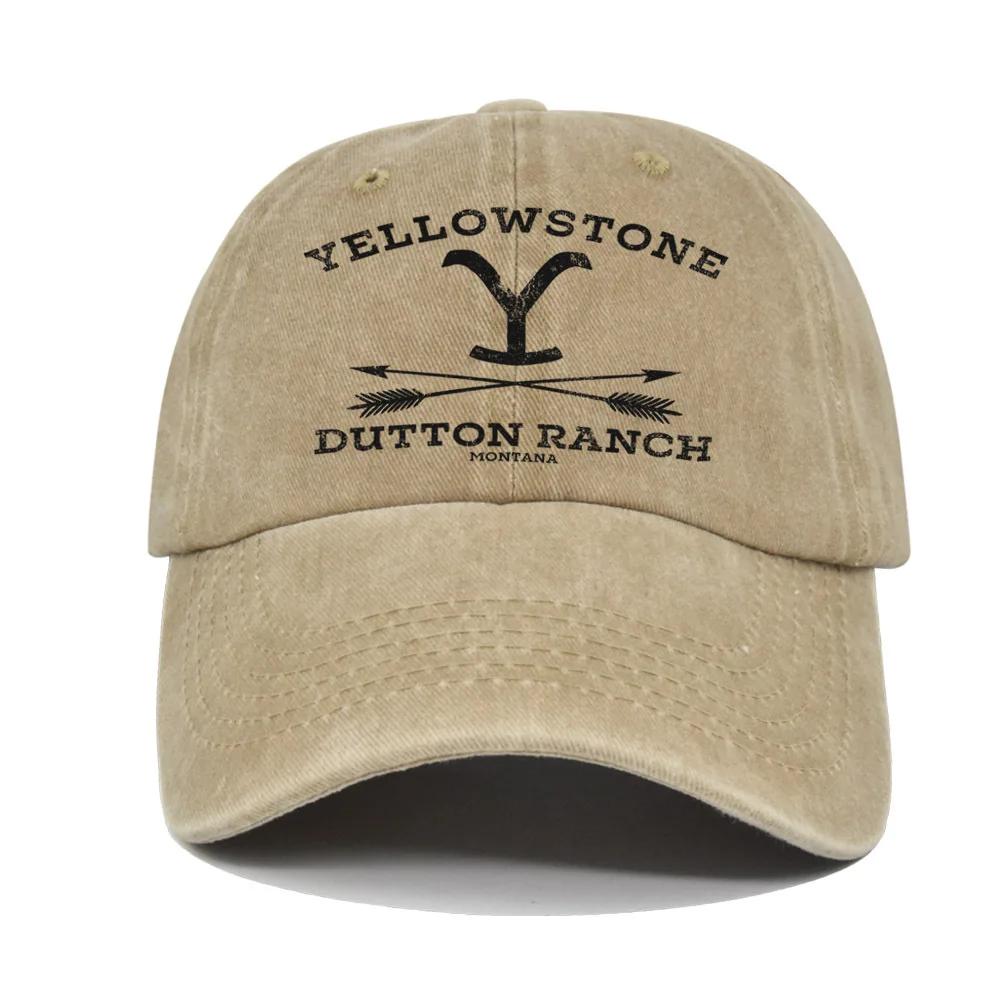 Baseball Cap Snapback Hat YELLOWSTONE Sun Hat Spring Autumn Baseball Cap Sport Hip Hop Fitted Cap Hats for Men Women