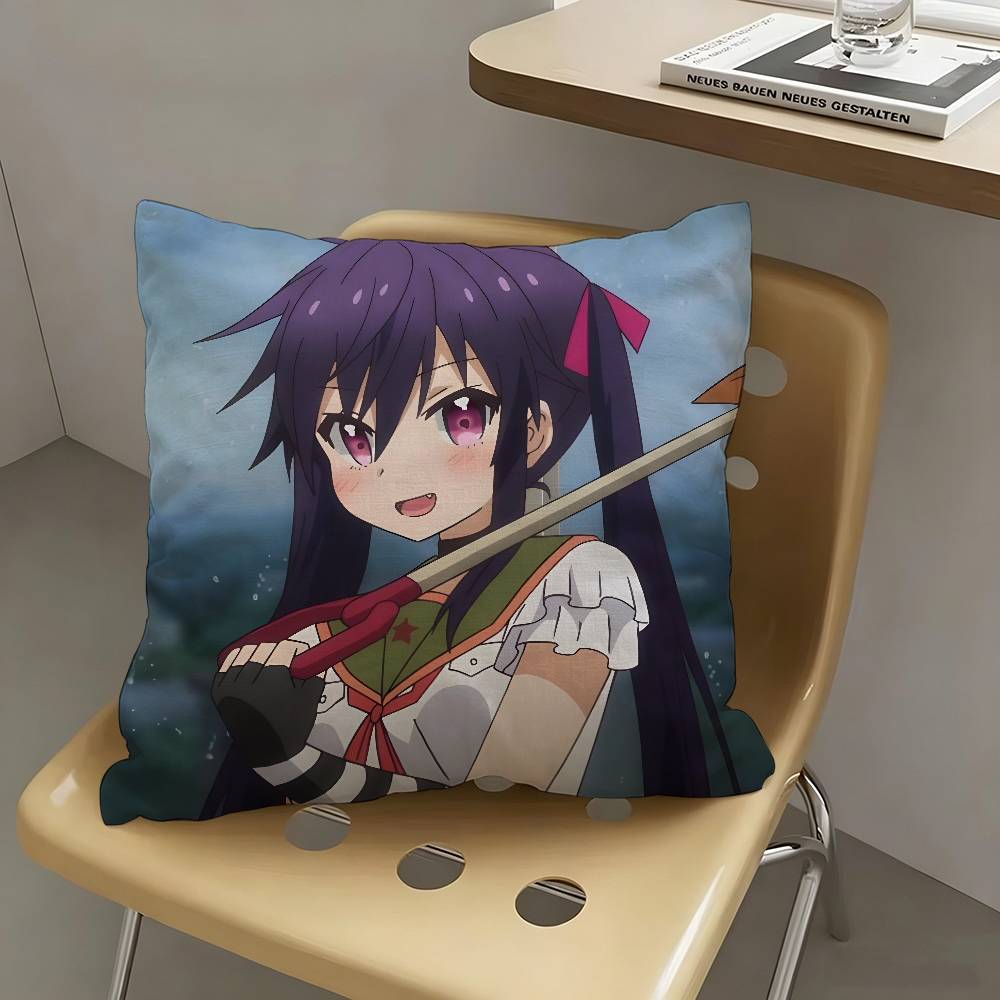 1pc Kurumi Ebisuzawa Anime Characters Pillow Case Fashion Square Pillowcase Bedroom Sofa Room Ins Decoration Leisure