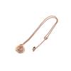 VIVIENNE WESTWOOD Logo Engraved Brass Necklace Women Necklace Rose-Gold 63020097-G002-PINK-GOLD