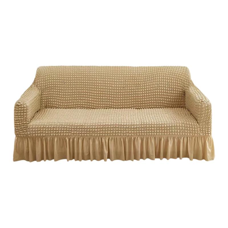 Seersucker Sofa Cover Universal All Inclusive Elastic Sofa Cushion Four Season Universal Dust Proof Sofa Cover